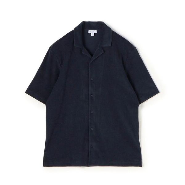シャツ 半袖 SUNSPEL TOWELLING CAMP COLLAR キャンプカラーシャツ メン...