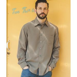 シャツ T/R POWDER POPLIN CLOTH / REGULAR COLLAR SHIRT メンズ レディース