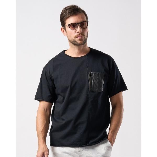 tシャツ 「LEON×B'2nd×wjk」cool touch zip-eco leather po...