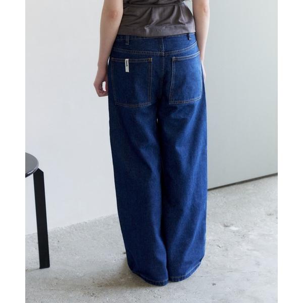ジーンズ デニム デニムパンツ low waist  wide denim pants/ローウエスト...