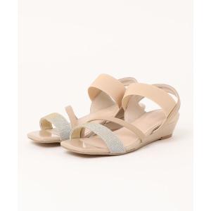 サンダル 「ChiffonFit」ウェッジソールサンダル レディース