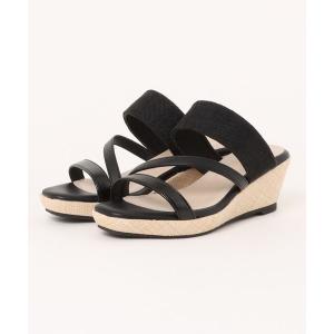 サンダル 「ChiffonFit」ウェッジジュートサンダル レディース