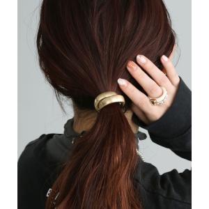 ヘアゴム 2連メタルヘアゴム