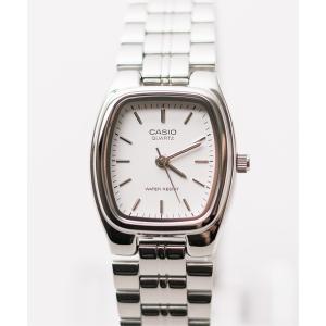 腕時計 「60」「ITN」「CASIO」クラシックメタル　アナログ時計　シルバーケース レディース