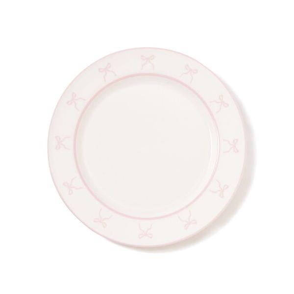 食器 リボン プレート M ピンク