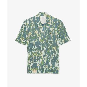 セーター ニット オーディエンステキスタイルリブニットポロシャツ メンズ レディース