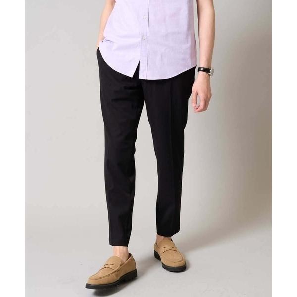 パンツ 「接触冷感」スマートシャンブレースラックス アンクル丈 メンズ