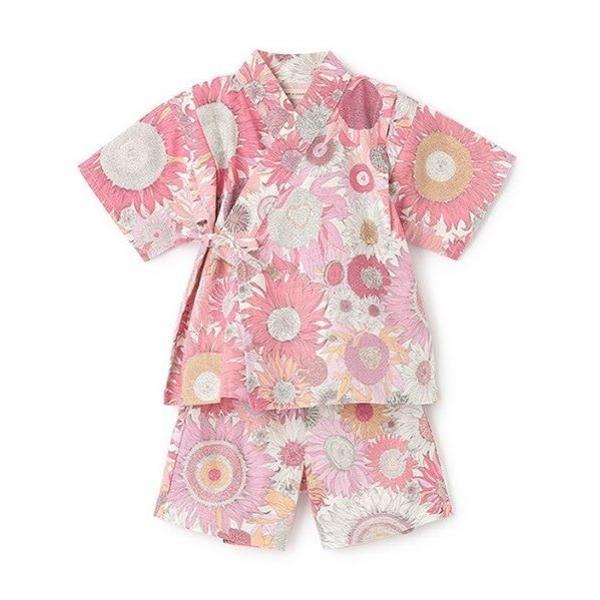 浴衣 スザンナ甚平スーツ キッズ 子供 男の子 女の子