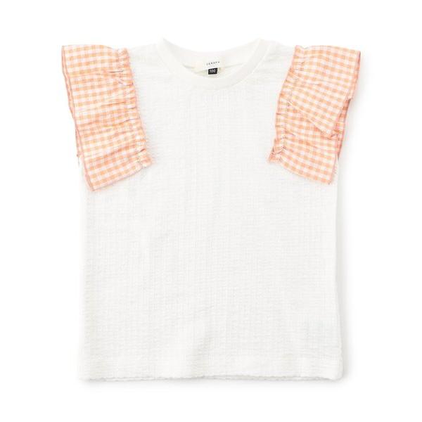 tシャツ 「ジュニア対応」袖フリルガーリータンクトップ キッズ 子供服 女の子