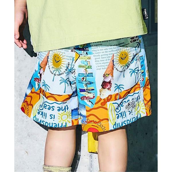 パンツ 「ジュニア対応」水陸両用総柄パンツ キッズ 子供服 男の子 女の子