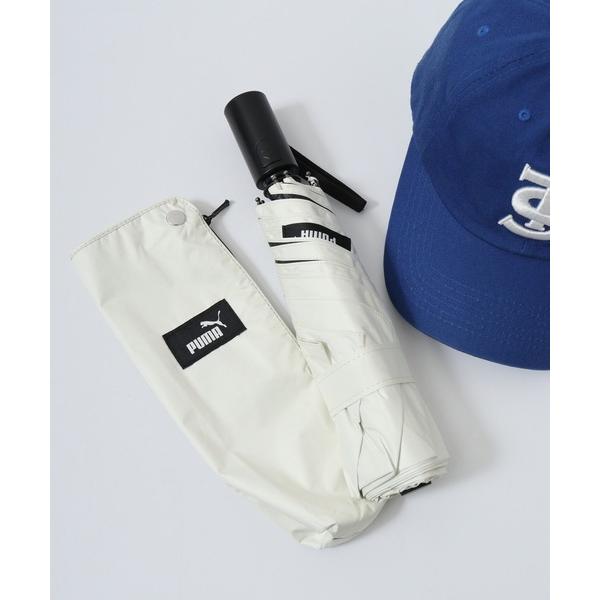 折りたたみ傘 PUMA 晴雨兼用ブラックコーティング安全自動開閉折傘 メンズ レディース