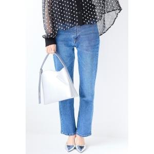 ジーンズ デニム デニムパンツ 「ストレート美脚デニム」 レディース