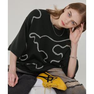 tシャツ アブストラクト コードエンブロイダリー...の商品画像