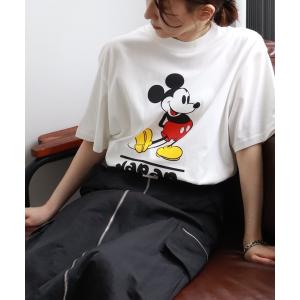 tシャツ 「Disney/ディズニー」ミッキー・ミニー キャラクター半袖Tシャツ メイドインジャパン メンズ レディース