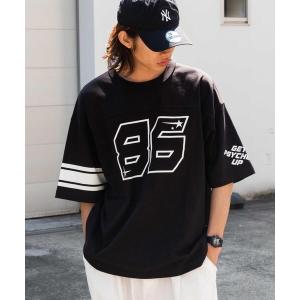 tシャツ アメリカンフットボール シャツ Y2K 韓国 ヒップホップ(BDS