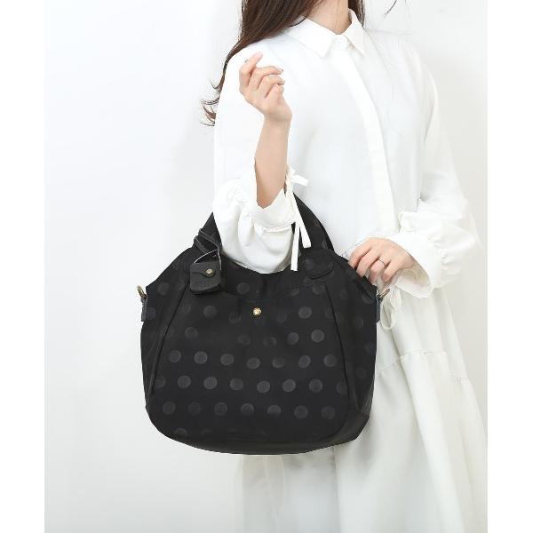 トートバッグ toleur ナイロンドット２WAYトート レディース