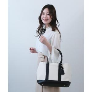 トートバッグ cache cache カシュカシュ ショルダー付きパーテーショントートL レディース