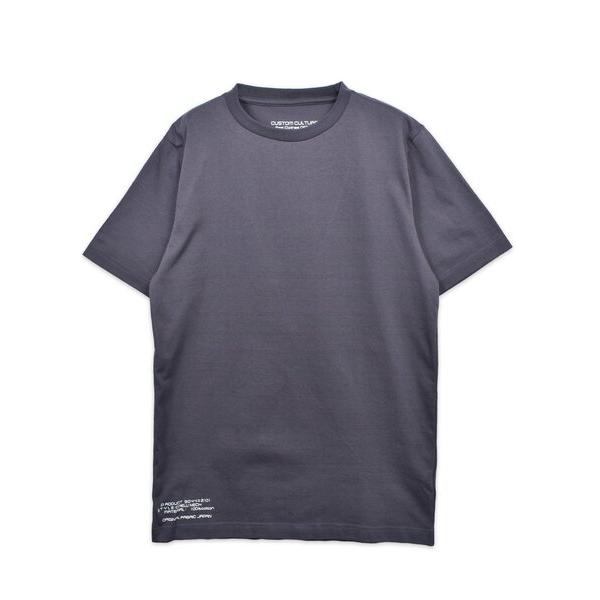 tシャツ 「Custom Culture」空紡糸シルケット加工天竺クルーネックTシャツ メンズ レデ...