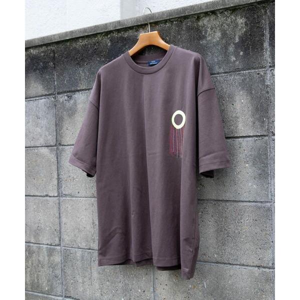 tシャツ フリンジ刺繍T-shirts Circle メンズ