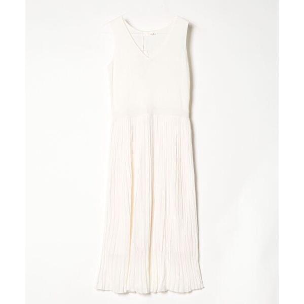 「LILY BROWN」 ニットワンピース FREE ホワイト レディース