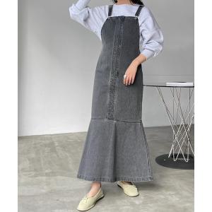 「WILLFULLY」 サロペットスカート FREE チャコール レディース