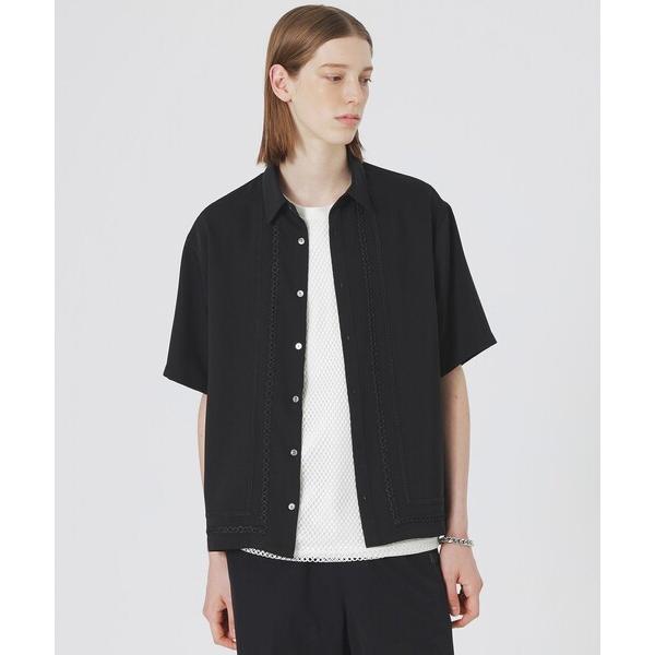 シャツ トーナルブライトコードハーフスリーブシャツ メンズ