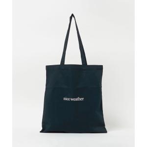NICE WEATHER トートバッグ 「NICE WEATHER」SIGNATURE ロゴ トート