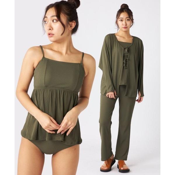 水着 「OP/オーピー」レディース水着4点セット　ロングパンツ付き レディース