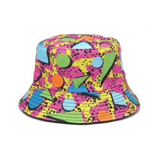帽子 ハット 総柄80's風バケットハット(NEZ) メンズ レディース