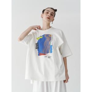 tシャツ ABSTRACT WAVE T-SH / アブストラクトウェーブTシャツ レディース メンズ