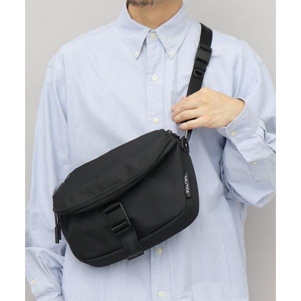 ショルダーバッグ CORDURAポリエステル マグネットバックル 横型 ショルダーバッグ スリーブポ...