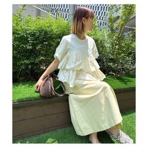 tシャツ 半袖 ショートラッフルカットトップス ...の商品画像