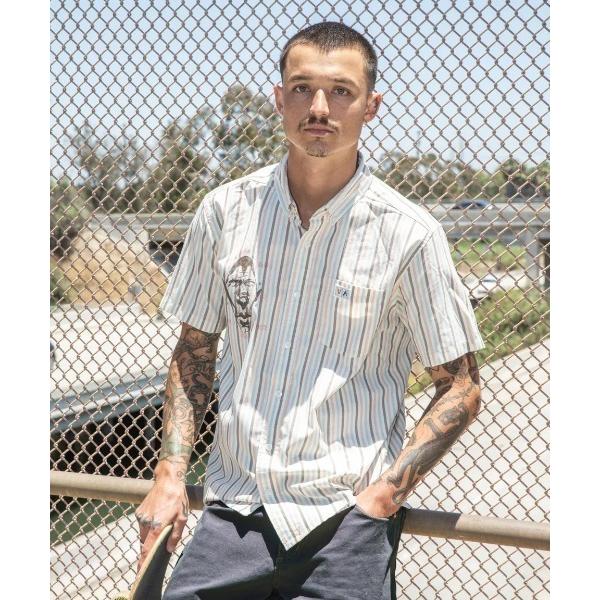 シャツ RVCA メンズ 「JESSE BARBA」 JACOBS ARCHIVE STRIPE S...