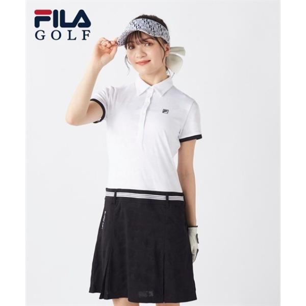 ワンピース FILA GOLF メッシュジャガードカモフラ柄ワンピース（吸汗速乾・UVカット）