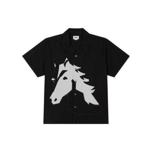 シャツ OBEY BEAU WOVEN SS SHIRT（オベイ ボウ ウーブン ショートスリーブ ...