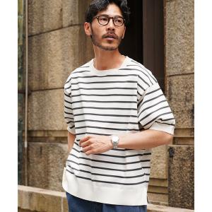 セーター ニット クルーネック サマーニット 5分袖Tシャツ メンズ｜ZOZOTOWN Yahoo!店