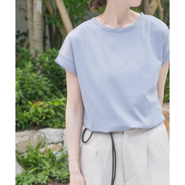tシャツ バックタックフレンチプルオーバー レディース