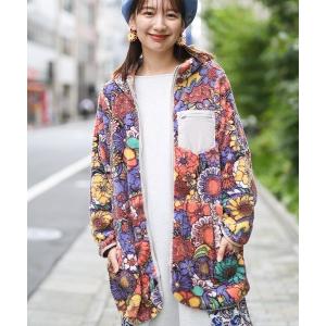 「チチカカ」 ジップアップパーカー LARGE ピンク レディース