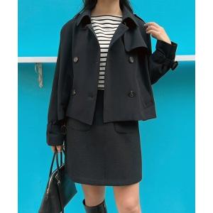 「MODE ROBE」 トレンチコート FREE ブラック レディース