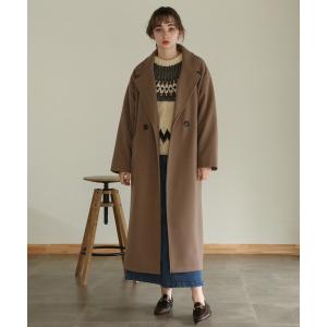 「aity」 チェスターコート M モカ レディース