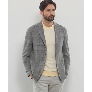 ジャケット テーラードジャケット 「BREASY JACKET」ブッチャーリネンチェックジャケット メンズ