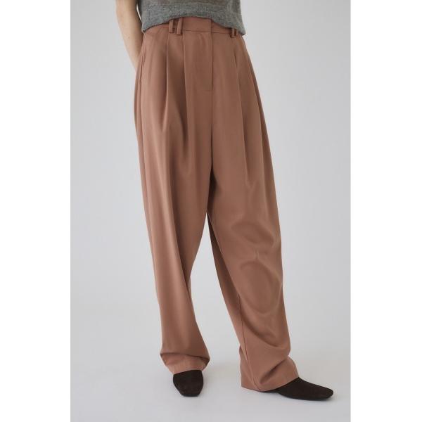 スラックス パンツ 入学式 入園式 卒業式 W tuck wide slacks ダブルタックワイド...