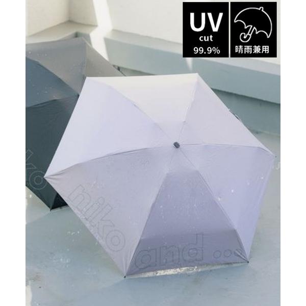 折りたたみ傘 「晴雨兼用」ニコロゴコンパクト折り畳み傘 レディース メンズ