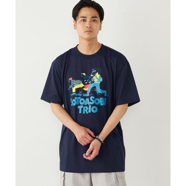 tシャツ SHIPS Colors:BRING (TM) コラボ プリント Tシャツ メンズ