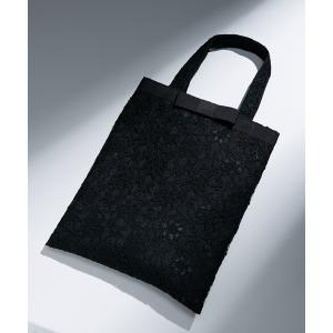 ピコネ購入　エメさんの黒チュールトートバッグ AIMER（エメ） トートバッグ 「喪服用」グログラン素材フォーマルサブ
