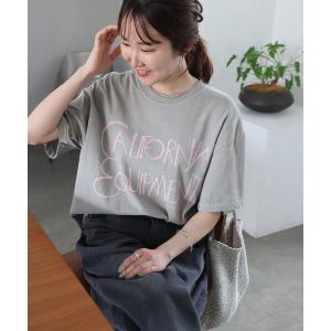 tシャツ 「THE DAY ON THE BEACH」カットオフTシャツ レディース