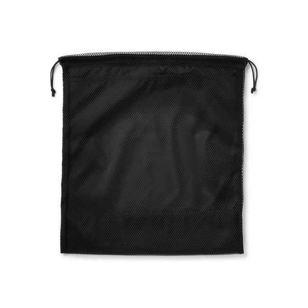 旅行 ポリエステルメッシュ巾着　ダブルタイプ　Ｌ　約３４×３７×１４ｃｍ