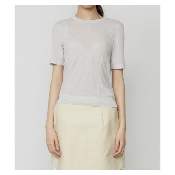 tシャツ セミシアートライアングルブラジャージートップ / Semi Sheer Tringle B...