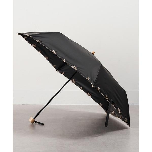 折りたたみ傘 「SETUP7」PUプチフラワー刺繍ミニ UVカット 晴雨兼用 折りたたみ傘 2354...