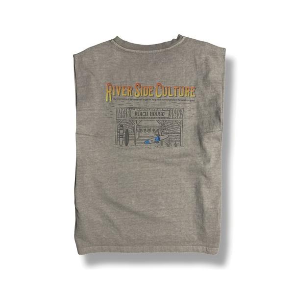 tシャツ RIVER SIDE CULTURE/RSC ピグメント ヴィンテージライクグラフィック ...
